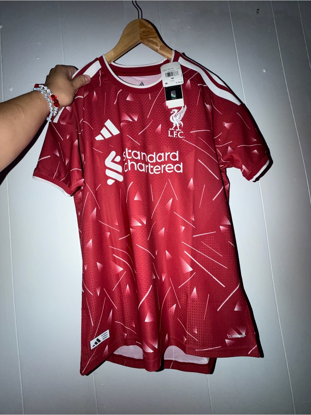 Men Adidas authentic Liverpool jersey size M